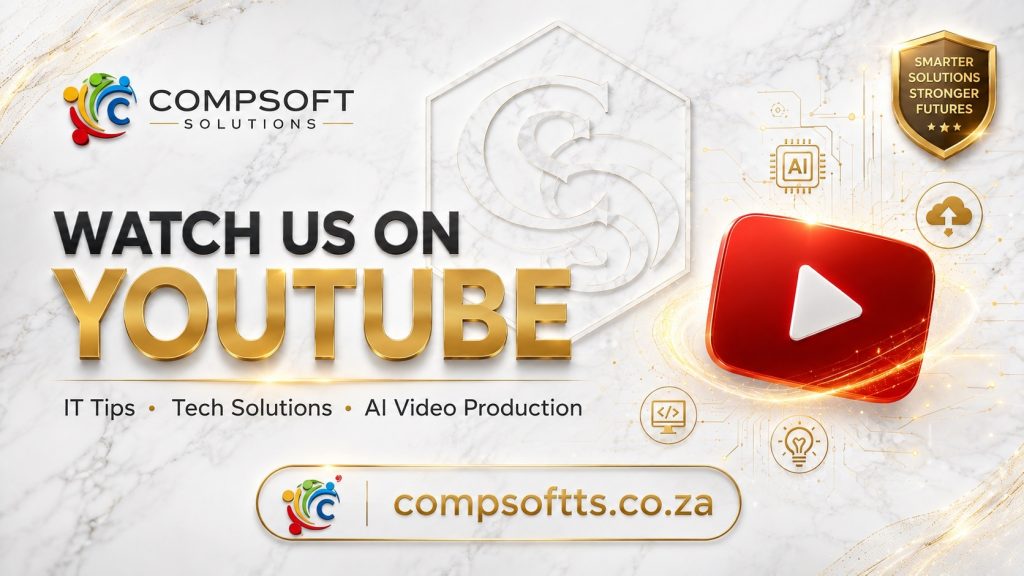 Compsoft Solutions YouTube Channel – IT Support and Tech Videos South Africa