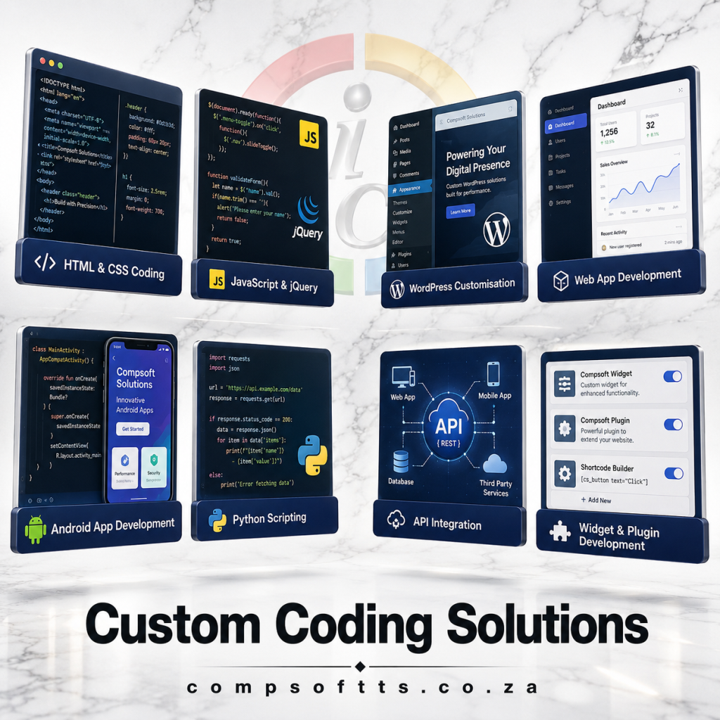 custom coding solutions