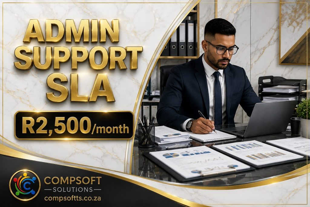 Professional Admin Support SLA services by Compsoft Solutions Durban