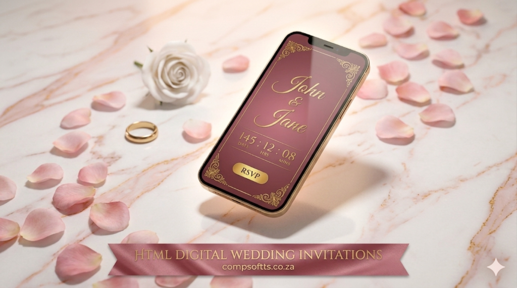 html wedding invitation