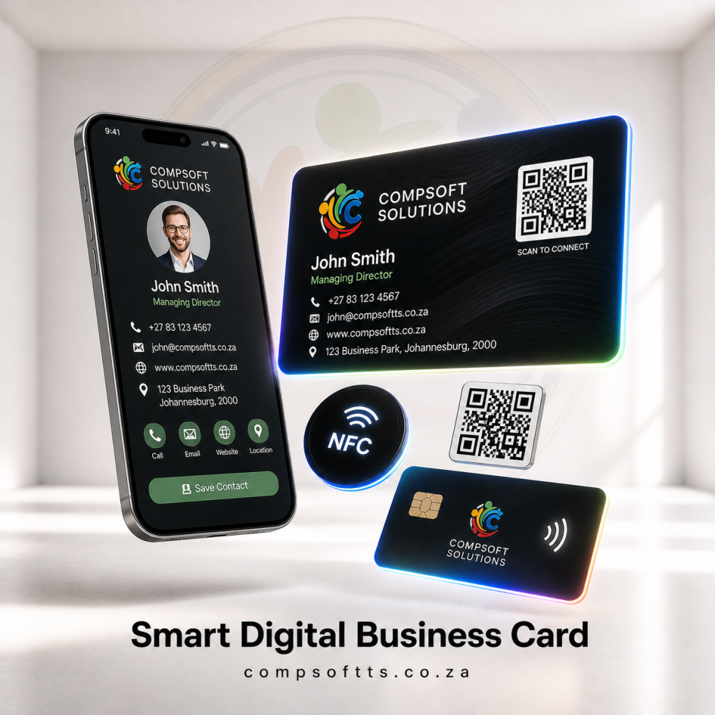 Smart Digital Business Card Durban | Compsoft Solutions