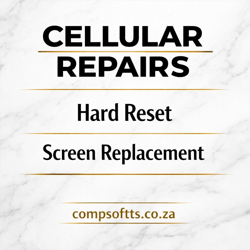 Cellular repair services by Compsoft Solutions Durban.