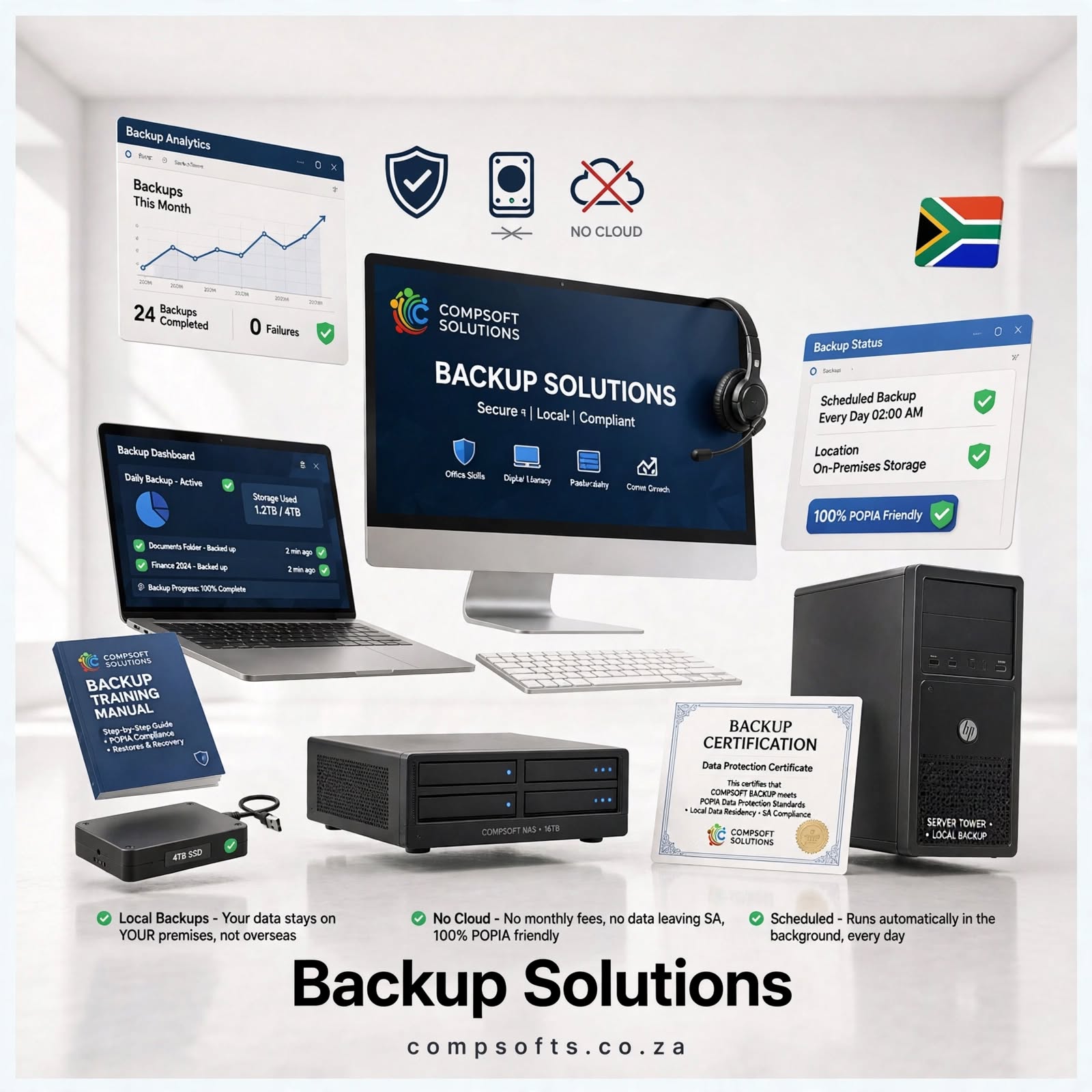 Local Client Compsoft Backup: Simple. Local. Yours. - Compsoft Solutions
